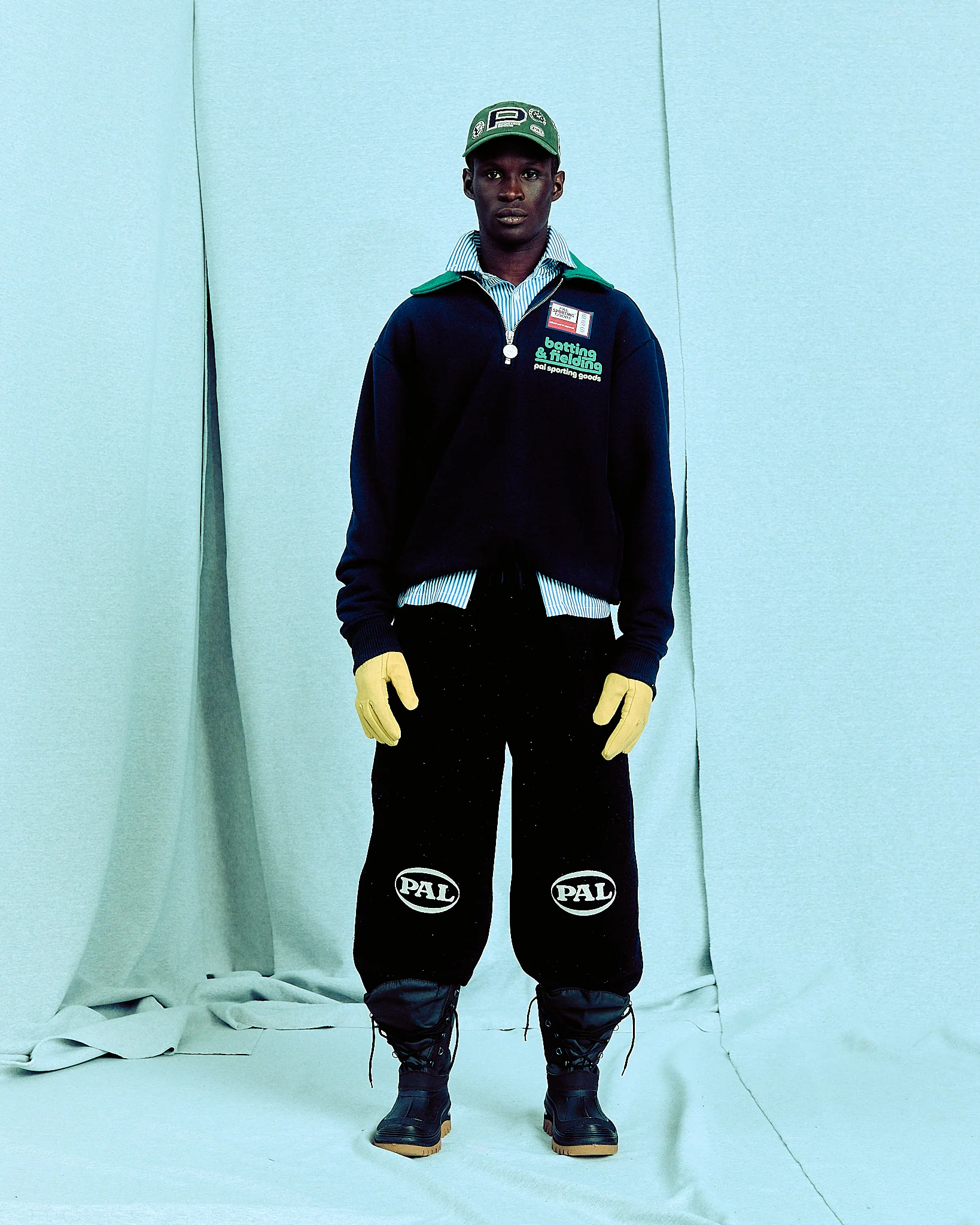 Batting & Fielding half Zip Maritime Blue - Image 2