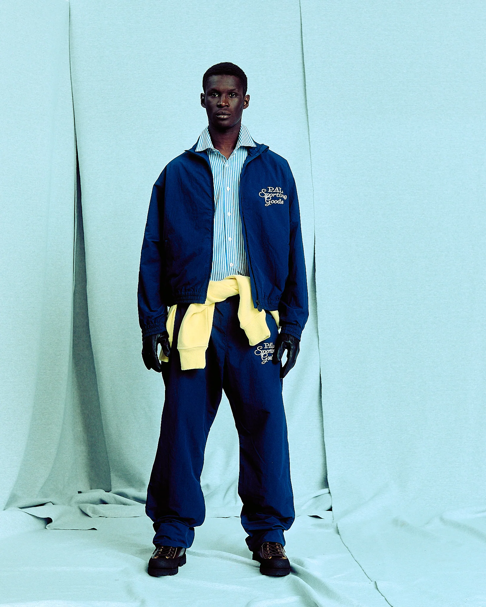 Leisure Suit Jacket Navy - Image 2