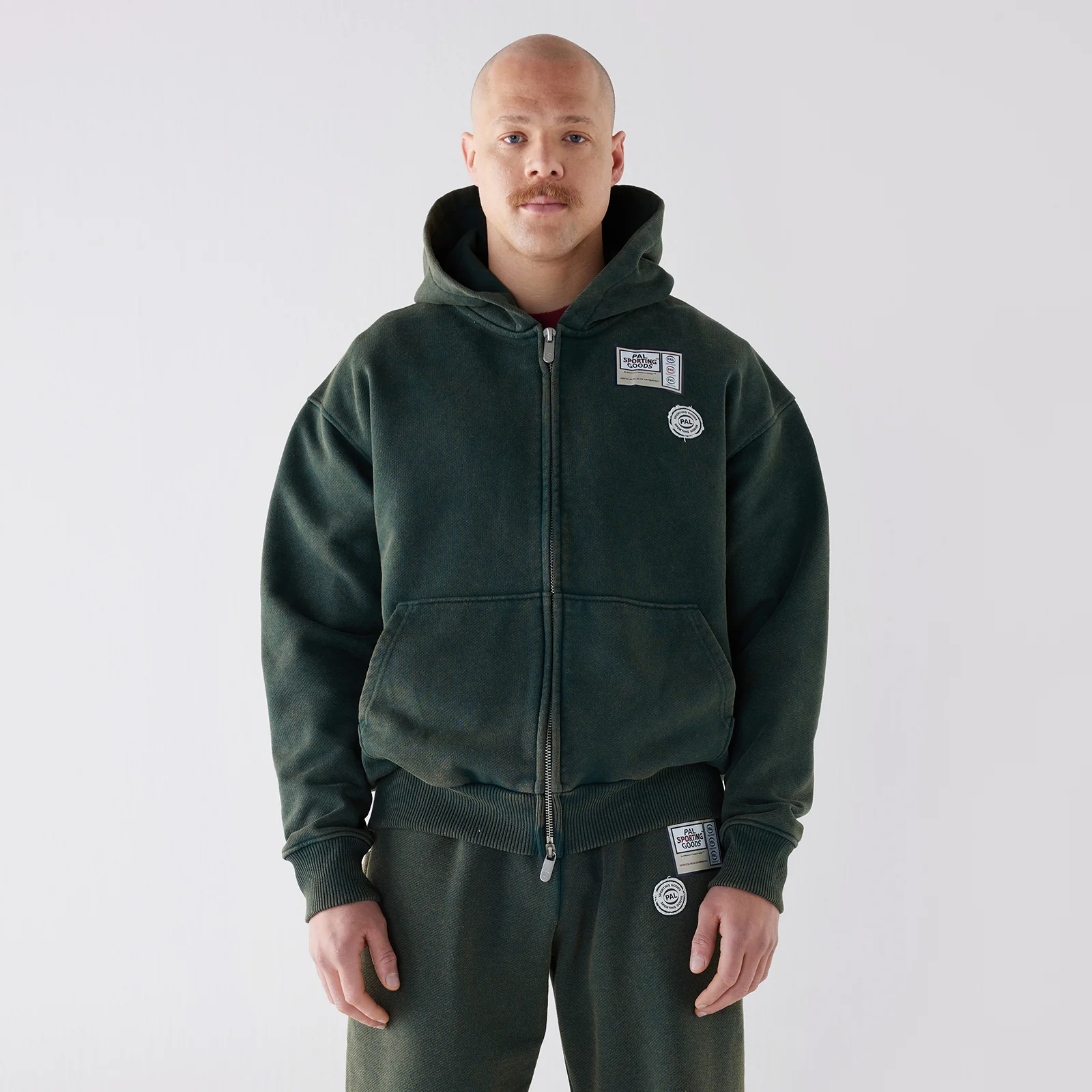The Brando Full Zip Hoody Myrthle - Image 2